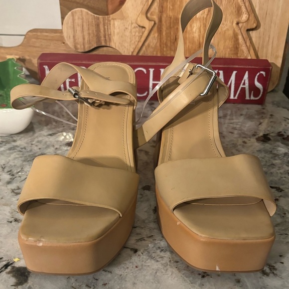 Nine West Womens Openit Platform Sandal New Without Tags - Picture 1 of 6